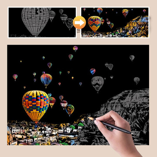 🎨 JETZT 50 % RABATT! ✨ 4-teiliges Schabemal-Set – komplett mit Spachteln, Pinseln und Strukturwerkzeugen für künstlerische Texturierung 🖌️✨