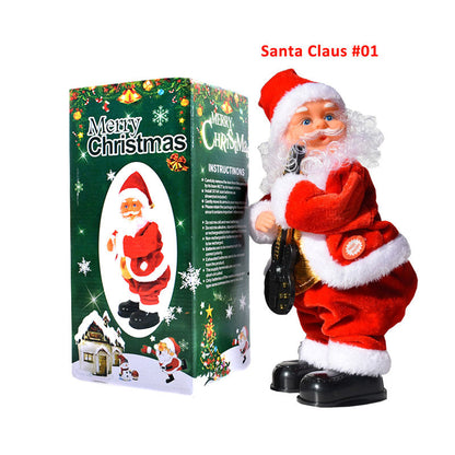 🎵 50% RABATT 🎅 Elektrischer tanzender Weihnachtsmann mit Musik, lustige Weihnachtsdekoration🎄🎁