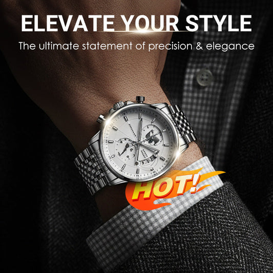 🌊 50% RABATT ✨ Maritime Herrenuhr mit Globusmotiv – einzigartiges Design, tolles Accessoire🌍