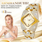 ⌚✨ 50% RABATT! Retro-Quarz-Armbanduhr mit funkelnden Strasssteinen – Elegant, glamourös & perfekt für festliche Anlässe ✨