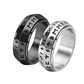 ⚔️ 50% RABATT! 💍 Titanium Steel Viking Rune Rotating Ring – Drehbarer Ring mit Runen, robust & mystisch – Perfektes Accessoire für Fans nordischer Symbolik ✨