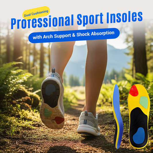 👟 50% RABATT! 🦶 Professionella ortopediska sportinlägg – Dämpande, bågstödjande & avlastande – perfekta för löpning, vandring eller långa arbetsdagar 🏃‍♂️