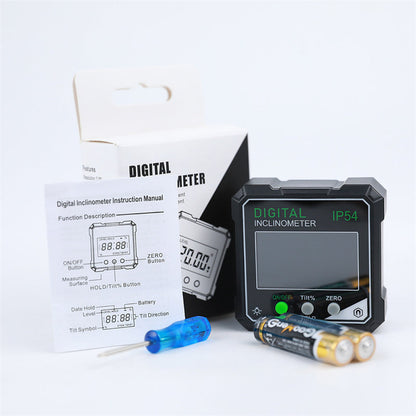 📐 50% RABATT 🧲 IP54 wasserdichter digitaler Winkelmesser, präzise mit Magnetbasis 🛠️