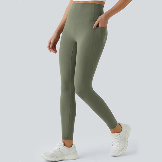 ✨ Neuheit 2026! Damen High-Waist Leggings – Lange Sporthose mit Tasche, schnelltrocknend & elastisch für Fitness & Outdoor 🔥