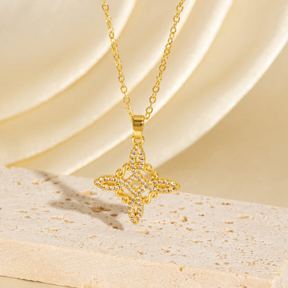 📿50% RABATT✨Unisex Hexenknoten-Anhänger Halskette, elegantes Accessoire für Alltag und Fest🌙