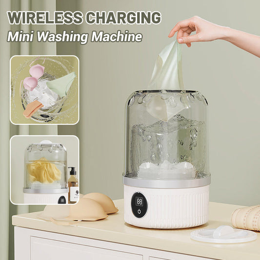 💘 Valentinstagsangebot: 50% Rabatt! 🧺 Drahtlose Mini-Waschmaschine für Unterwäsche: Tiefenreinigung + Bakterienreduktion – Sicherer als Handwäsche!