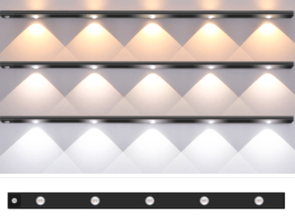 💡 50% RABATT! 🔥 4 Stück LED-Schrankleuchte mit Bewegungsmelder – Wiederaufladbar, Magnetisch & Ideal Für Kleiderschränke, Küchen & Arbeitsbereiche 🏠