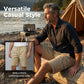 Leichte Cargoshorts – Atmungsaktives Material, knielang. Sichere Taschen für Handy und Schlüssel. Bequem den ganzen Tag. ✅☀️