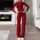 💃 Zweiteiliges Damen-Set – Lässiges Oberteil & Hose, Bequemer Schnitt & Perfekt für Jeden Tag 🌸