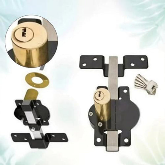 🔒 50% RABATT! 🗝️ 50/70 mm Weitwurf-Torschloss mit 5 Schlüsseln – Robuste Konstruktion, Inklusive 5 Schlüssel & Universelle Passform 🚪 Kostenloser Versand