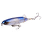 🎣💦 Oberflächenköder mit Propeller – Wobbler/Popper, Schwimmend, Ideal für Raubfischangeln