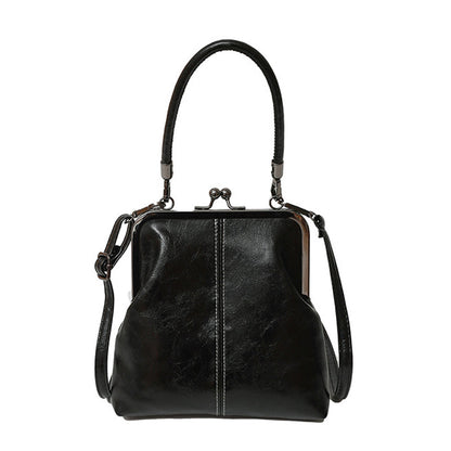 🔥Begrenztes Zeitangebot: 50% Rabatt⏰👜Damen Kiss Lock Crossbody Bag mit Top Handle🎁