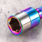 8 mm Sechskantschaft-Stecknuss aus Chrom-Vanadium-Stahl
