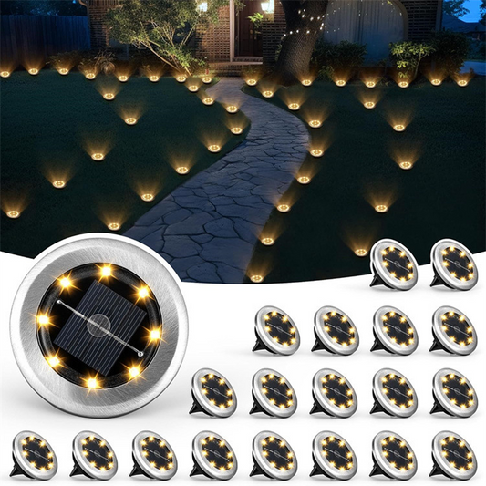 ☀️💥 HALF PRICE DEAL: -50% 💡 2er-Set Solar Bodenleuchten – wetterfest, energieeffizient & ideal für Wege & Außenbereiche 🌿