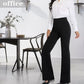 🔥50% RABATT! & HEISSER VERKAUF 2026🔥 Damen-Stretch-Bootcut-Anzughose mit hohem Bund