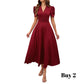 🥳2026 HEISSVERKAUF🥳💞50K+ VERKAUFT!💥💕🌿 50% RABATT! Elegantes Puffärmel-Kleid – V-Ausschnitt & hohe Taille für eine Sanduhr-Silhouette. Atmungsaktiv, knitterarm. Perfekt für reife Frauen. 👗✅