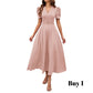 🥳2026 HEISSVERKAUF🥳💞50K+ VERKAUFT!💥💕🌿 50% RABATT! Elegantes Puffärmel-Kleid – V-Ausschnitt & hohe Taille für eine Sanduhr-Silhouette. Atmungsaktiv, knitterarm. Perfekt für reife Frauen. 👗✅