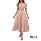 🥳2026 HEISSVERKAUF🥳💞50K+ VERKAUFT!💥💕🌿 50% RABATT! Elegantes Puffärmel-Kleid – V-Ausschnitt & hohe Taille für eine Sanduhr-Silhouette. Atmungsaktiv, knitterarm. Perfekt für reife Frauen. 👗✅