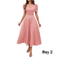 🥳2026 HEISSVERKAUF🥳💞50K+ VERKAUFT!💥💕🌿 50% RABATT! Elegantes Puffärmel-Kleid – V-Ausschnitt & hohe Taille für eine Sanduhr-Silhouette. Atmungsaktiv, knitterarm. Perfekt für reife Frauen. 👗✅