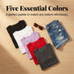 👕⏰ 50% RABATT! 5er-Pack Unifarbene Basic T-Shirts aus Baumwolle – Vielseitige Klassiker für deinen Kleiderschrank 🧳