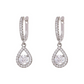 🔥Solange der Vorrat reicht 50 % Rabatt!🎉Elegant Teardrop Dangle Hoop Earrings