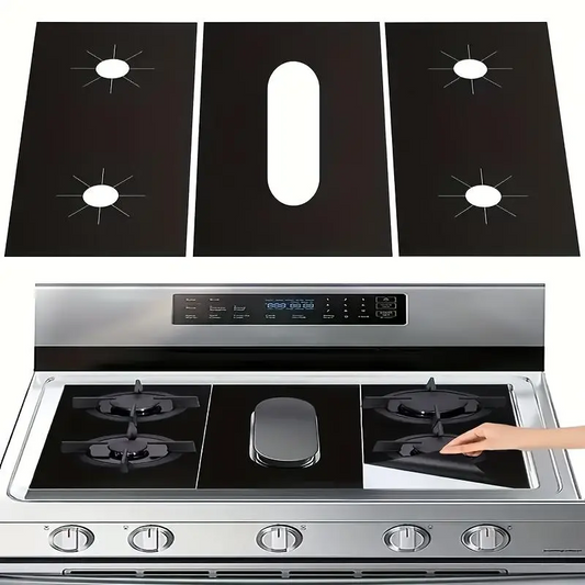 🍳🔥50% RABATT! Wiederverwendbare Herdschutzmatten, leicht zu reinigen für Gaskocher♨️
