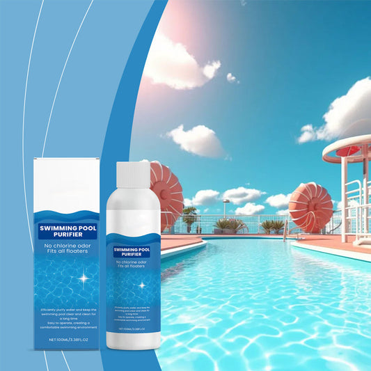 💧🌊 pH-neutraler Klarspüler – Schluss mit grünem Wasser! ✨🚀 Einfache Dosierung, kein Chlorgeruch. Für ein natürlich reines Badeerlebnis und weniger Reinigungsaufwand.