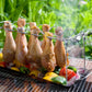Grillgestell für Hähnchenschenkel