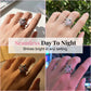 📢📢40 % RABATT !! ⏰Vintage Adjustable Sword Piercing Heart Ring Set