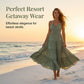 👗 50% RABATT! 🌴 Maxikleid für Damen mit Neckholder & Rückenfreiem Ausschnitt – Gestuft, Fließend & Im Resort-Stil Für Einen Eleganter Auftritt Im Urlaub 🌺