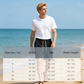 Herren-Shorts im Vintage-Stil aus gewaschenem Baumwollmischgewebe