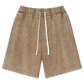 Herren-Shorts im Vintage-Stil aus gewaschenem Baumwollmischgewebe
