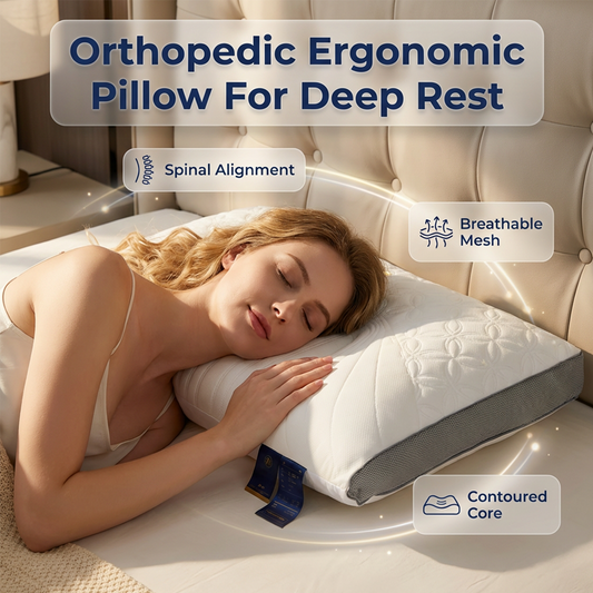 Ergonomic Latex Pillow for Neck Support