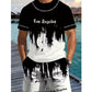 Herren Freizeit-Set – T-Shirt mit Print & Shorts – bequem, atmungsaktiv & vielseitig – ideal für Sommer & Alltag