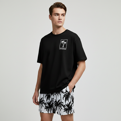 👕🩳 50% RABATT! Herren 2-teiliges Freizeit-Set – Bedrucktes T-Shirt & Shorts – Bequem, atmungsaktiv & vielseitig für Sommer & Alltag ☀️