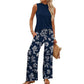 👚 50% RABATT! ✨ Damen Set – Ärmelloses Top & Gemusterte Extrawette Hose – Luftig, Elegant & Perfekt Für Sommer, Büro & Urlaub 🌸