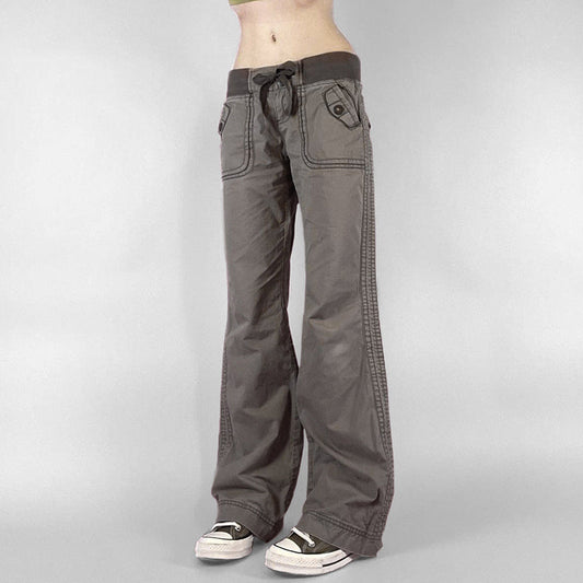 Damen Cargohose mit geradem Bein