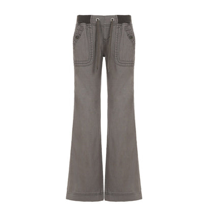 Damen Cargohose mit geradem Bein