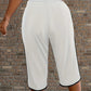 Damen-Caprihose mit Kordelzug und Taschen