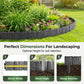 🌿 50% RABATT! ☀️ Gartenborder Set Kopfsteinoptik 5m – 20 ineinandergreifende Teile – Wetterfester PP-Kunststoff, kein Graben & kein Werkzeug – ideal für Beete, Wege oder Rasenkanten 🏡