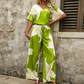💃🌸 50% RABATT ⏰ Damen Set mit Blumen-Print – Top & Wide-Leg Hose 👗 luftig, elegant & perfekt für den Sommer ✨