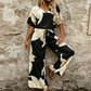 💃🌸 50% RABATT ⏰ Damen Set mit Blumen-Print – Top & Wide-Leg Hose 👗 luftig, elegant & perfekt für den Sommer ✨