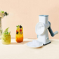 🧊 50% RABATT JETZT! ✨ Handkurbel-Eiszerkleinerer – Superfein in Sekunden – Doppelklingen & Saugfuß 🍹