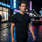 Klassisches Herren T-Shirt mit Rundhalsausschnitt