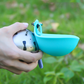 📢📢50 % Rabatt!!🥳 💧Tragbare Haustier‑Wasserflasche aus 304‑Edelstahl mit faltbarem Trinknapf