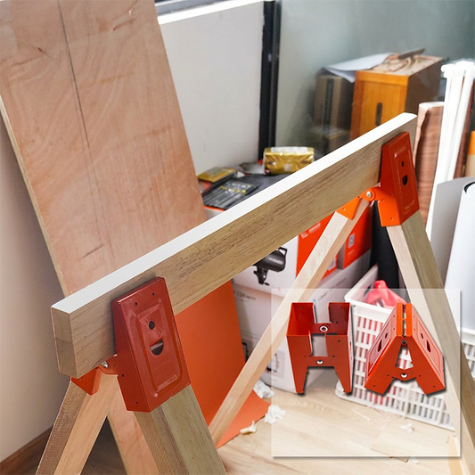 🛠️🔥 Profi-Sägebock-Beschlag mit Spannhebel – Stabile Werkbank für Holz & Bau, schnell aufgebaut & extrem belastbar 🪵