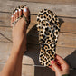 🐆 50% RABATT! ✨🌊 Flip-Flops mit Leopardenmuster und Herzanhänger 💕
