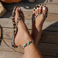 🐆 50% RABATT! ✨🌊 Flip-Flops mit Leopardenmuster und Herzanhänger 💕