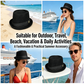 ✨50% RABATT!🎩Atmungsaktive Mesh Fedora Hut Sonnenschutzhut Herren Damen Leicht Outdoor Mütze