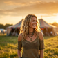 Damen Stricktop für den Sommer mit Cold-Shoulder-Design